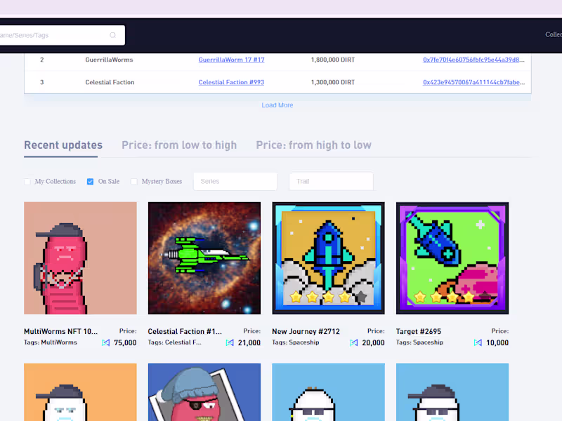 Cover image for Comprehensive Blockchain NFT Marketplace