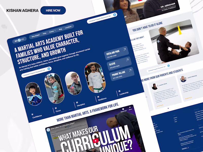 Cover image for Figma to Webflow Conversion for The Koma