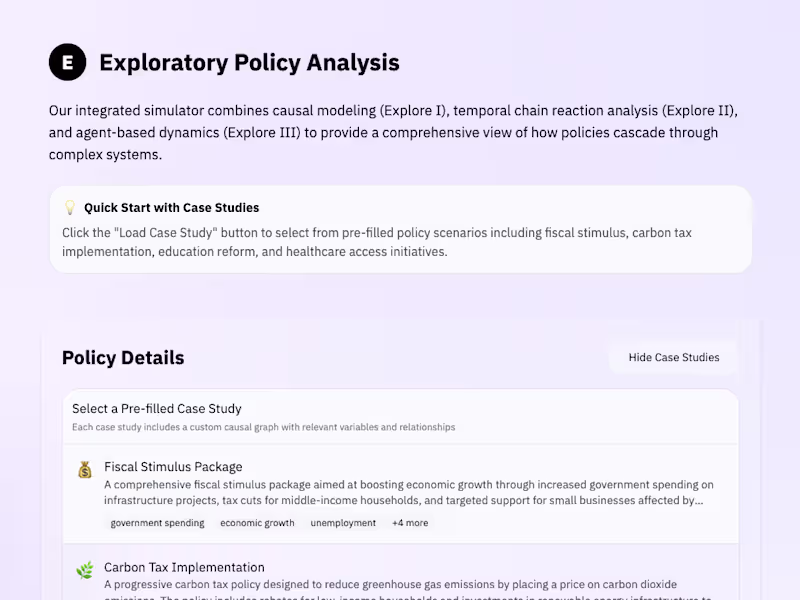 Cover image for AI Tools Development for Policy Exploration