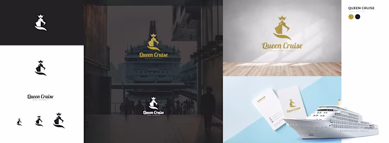 Cover image for Luxury Logo Design for Queen Cruise