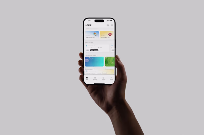 Cover image for HOMR | Mobile & Web App
