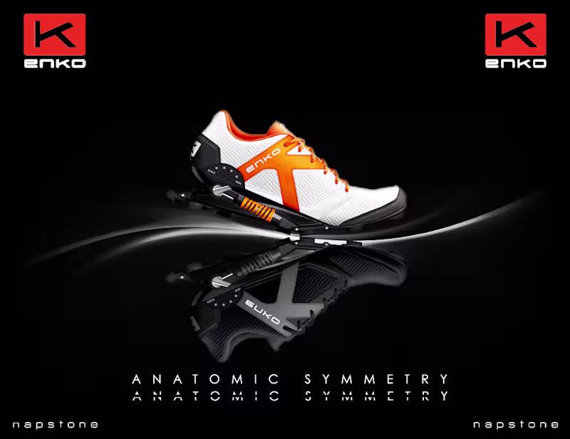 Cover image for Enko Running Shoes - 'Anatomic Symmetry' Ad Campaign