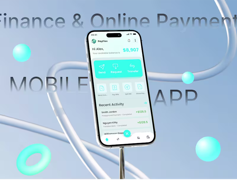 Cover image for Finance Mobile App I UIUX DESIGN