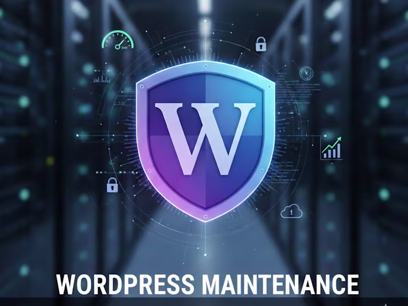 Cover image for WordPress Maintenance, Security & Support