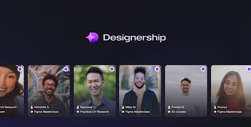 Cover image for Launching a UX Design Education Platform — Designership