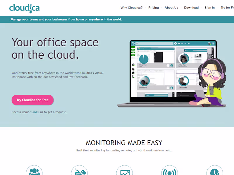 Cover image for Cloudica : Live Monitoring Software