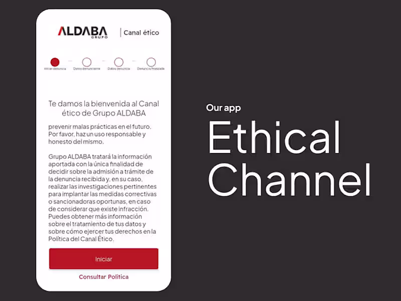 Cover image for Internal Ethics Channel Development for Aldaba