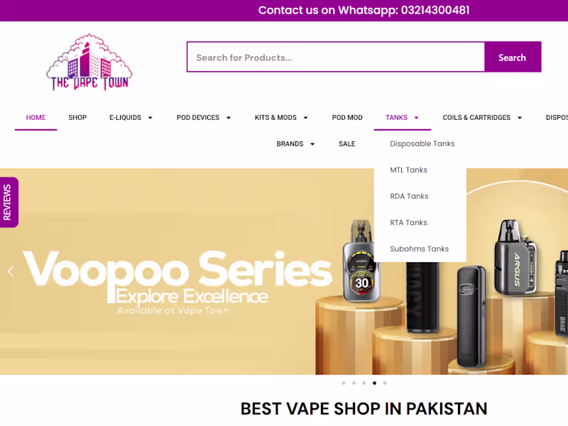 Cover image for The Vape Town