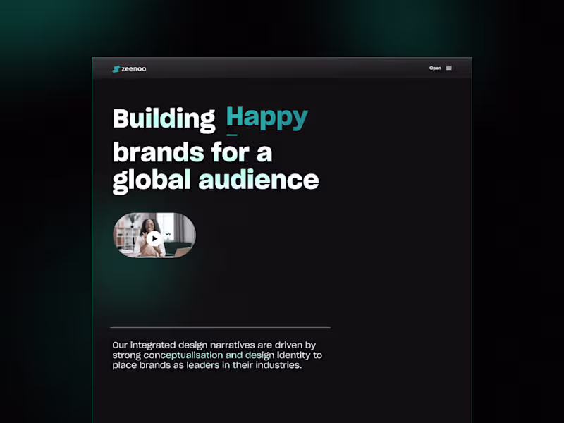 Cover image for Website Design for Zeenoo