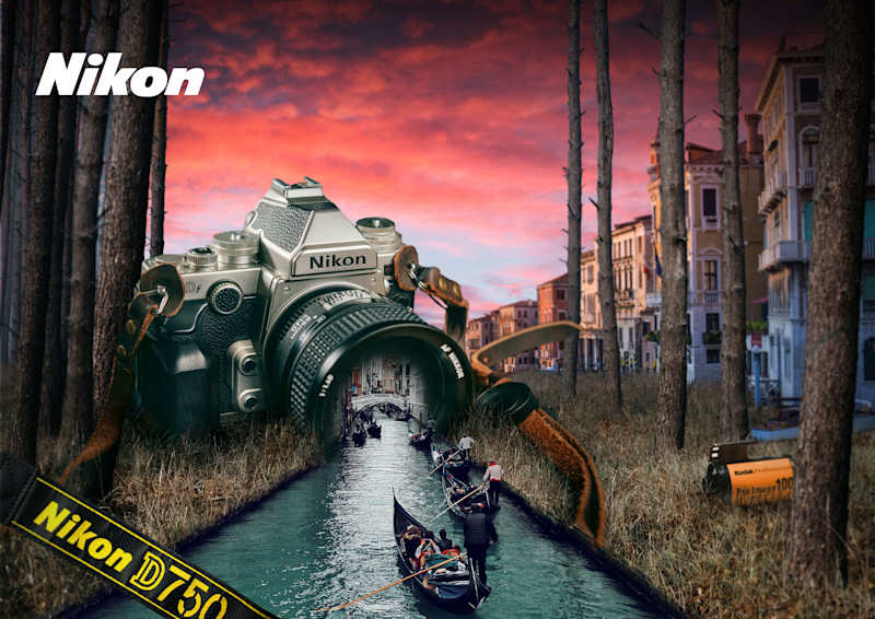 Cover image for 
Nikon Photomontage