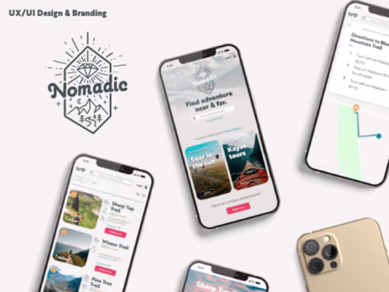 Cover image for Nomadic - UI/Visual Design