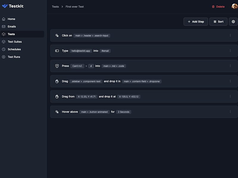 Cover image for Testkit - Code-less testing