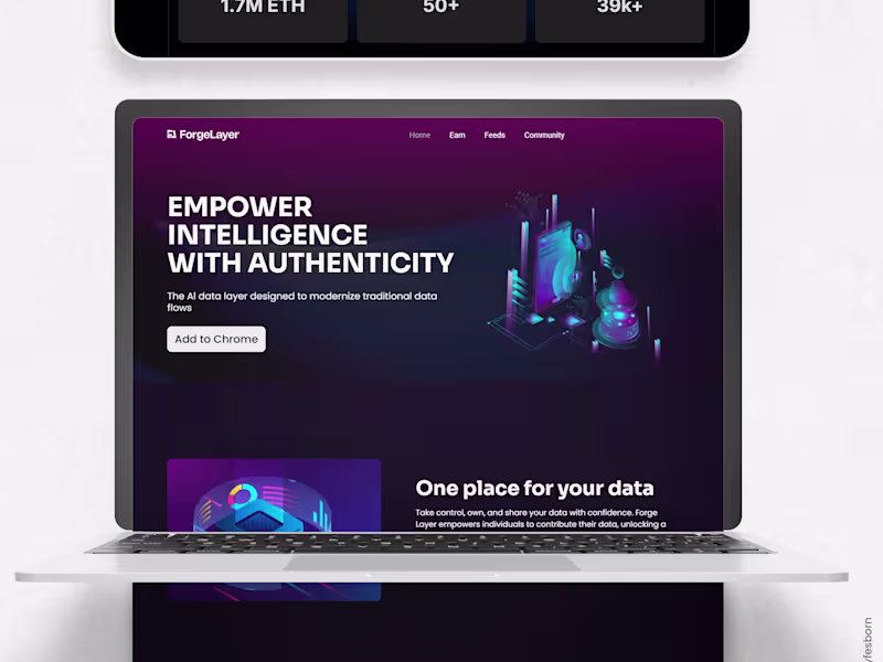 Cover image for forgelayer – modernized data flows powered by AI.