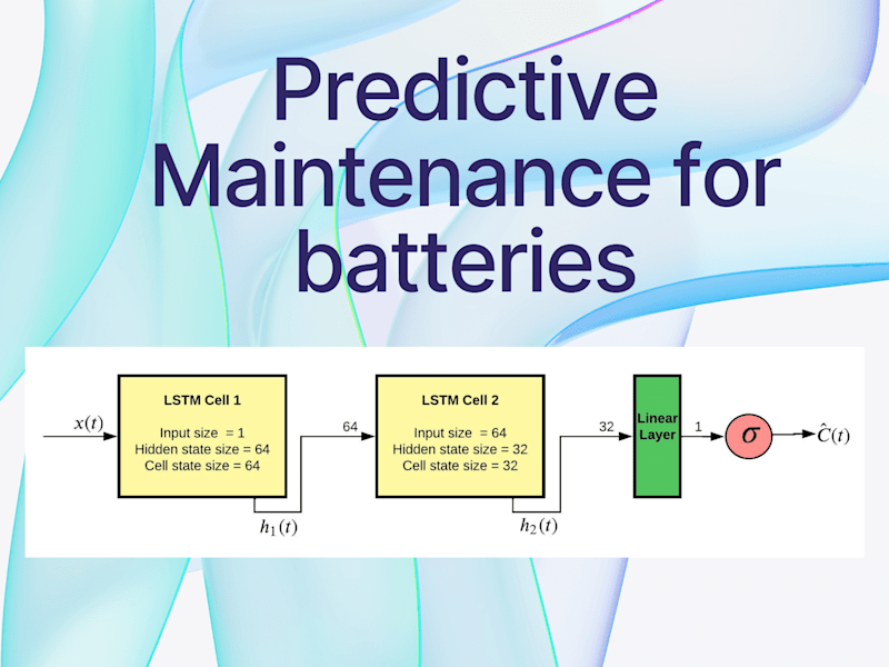 Cover image for Predictive Maintenance for battery cells using LSTMs