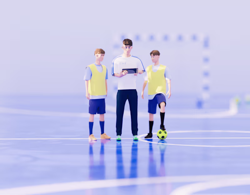 Cover image for A video for a futsal tactics app on Behance