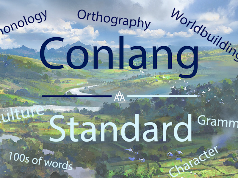 Cover image for I will bring your idea for a fictional language to life [STNDRD]