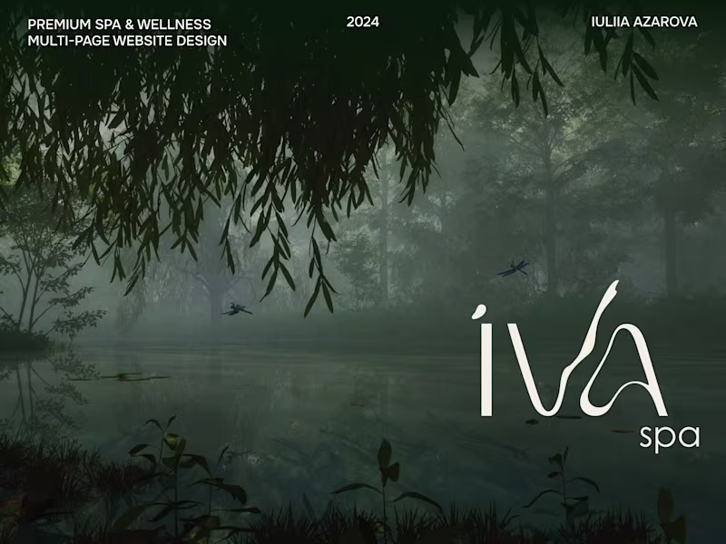 Cover image for IVA SPA Multi-Page Website Design