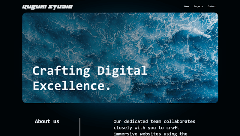 Cover image for Kubuni Studio: Landing Page