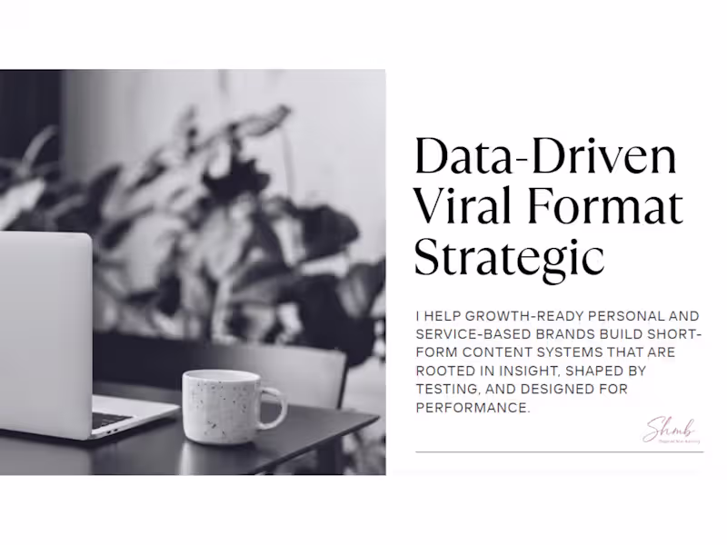 Cover image for SHMB MARKETING PORTFOLIO