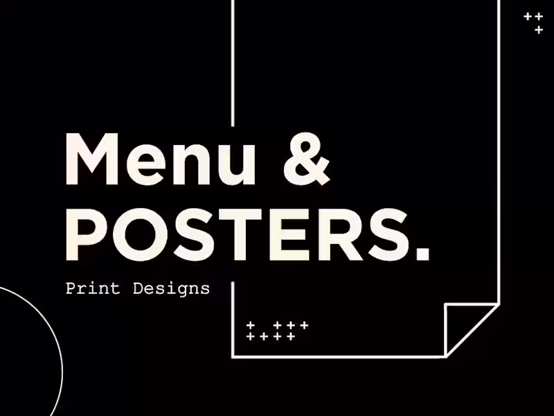Cover image for Visual Impact: Menus, Posters & Flyers on Behance