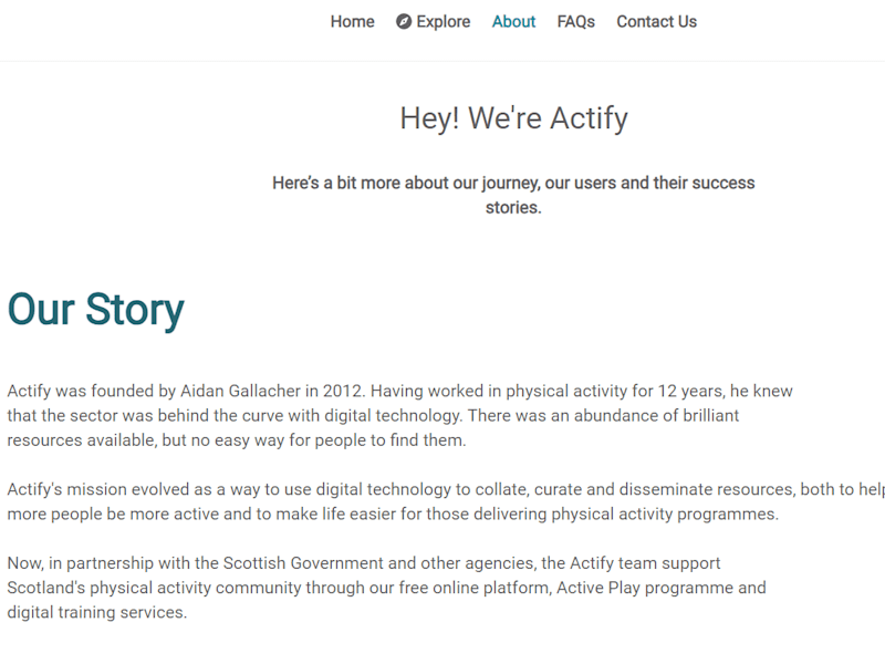 Cover image for Actify