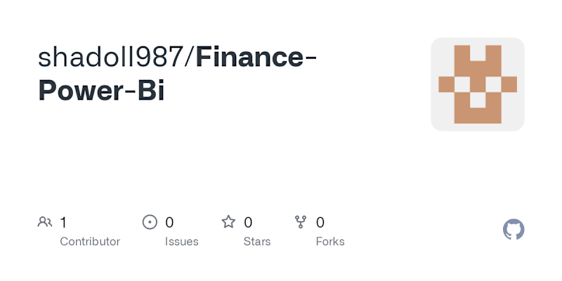 Cover image for Financial data analysis.pbit
