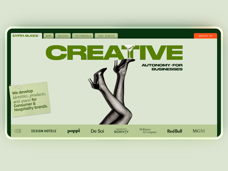 Cover image for Landing Page ExtraOlives (Framer development + design)