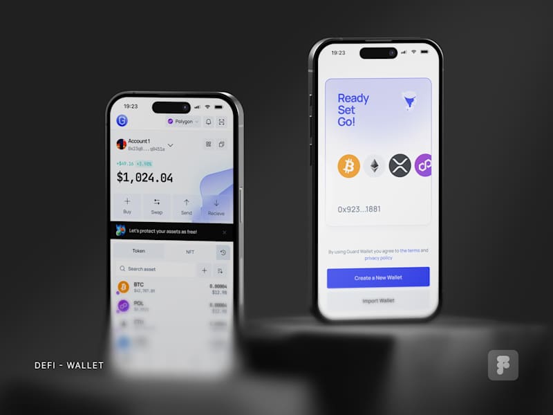 Cover image for Guard Wallet | Product Design - Mobile App, Dashboard, Website