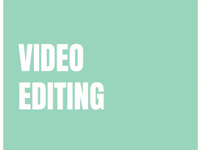 Cover image for Video Editing for Reels and YouTube