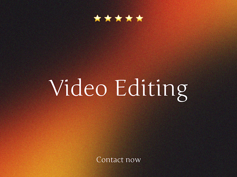 Cover image for Professional Video Editing for Creators & Brand
