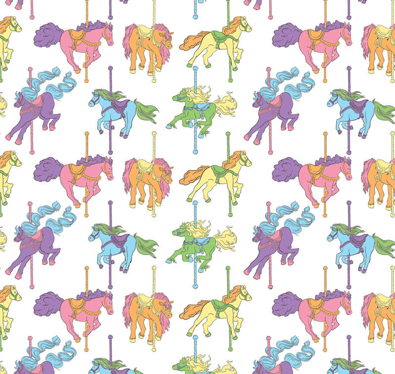 Cover image for Pattern Design: Carousel Horses