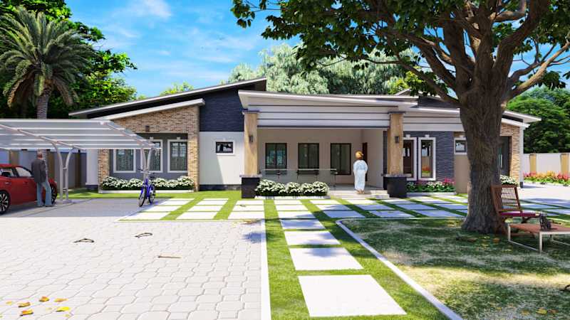 Cover image for FOUR BEDROOMS RESIDENCE