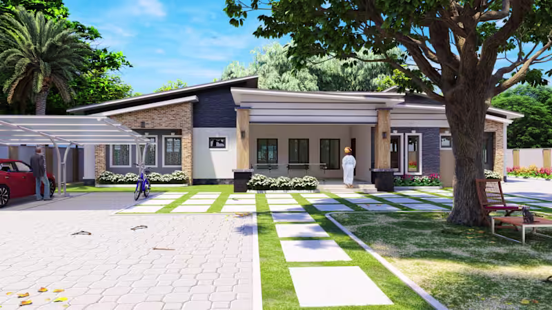 Cover image for FOUR BEDROOMS RESIDENCE