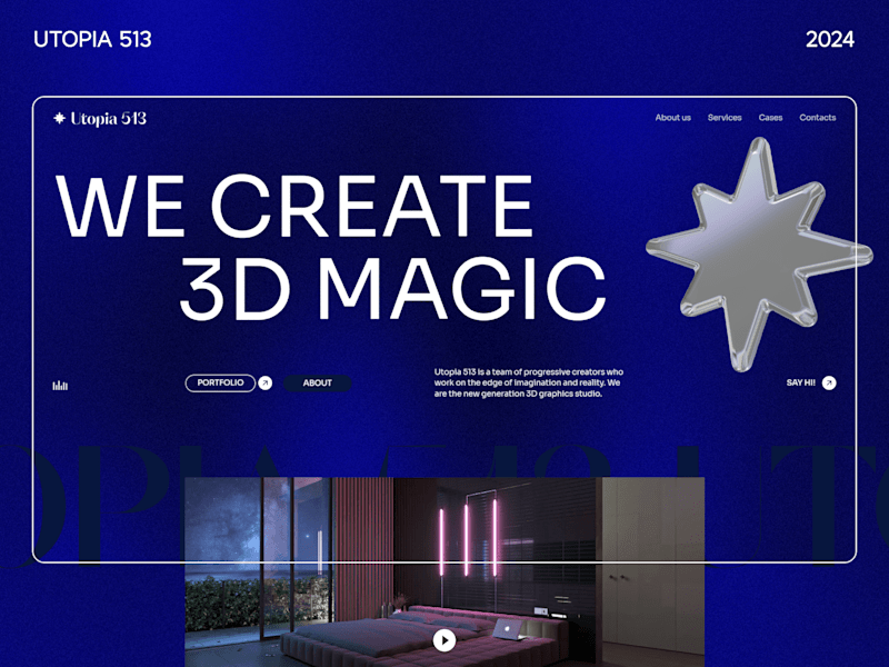 Cover image for Portfolio Website — Utopia 513