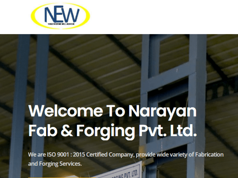 Cover image for Narayan Fab And Forging Pvt. Ltd. – Together We Will Achieve…