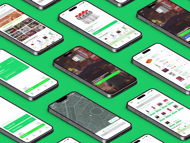 Cover image for GrabEat - UX/UI case grocery app