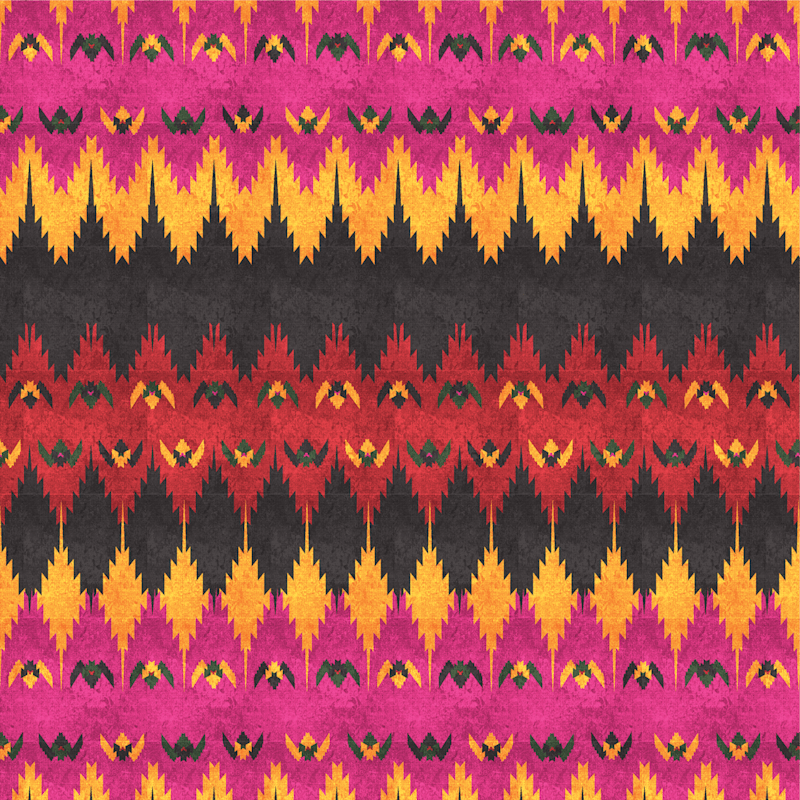 Cover image for Aerial Blanket Print; Original Horizontal Repeat Print 