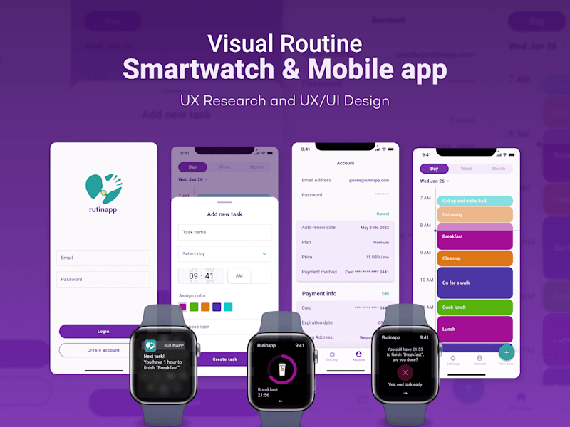 Cover image for A smartwatch and mobile app
