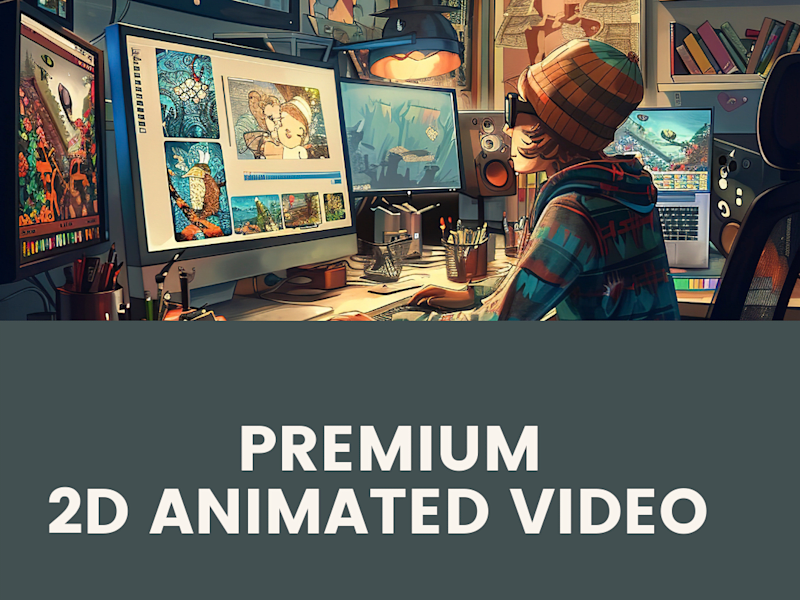 Cover image for Premium 2D Animated  Explainer Video