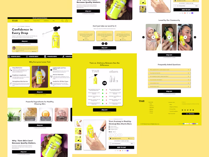 Cover image for Landing Page design on Figma