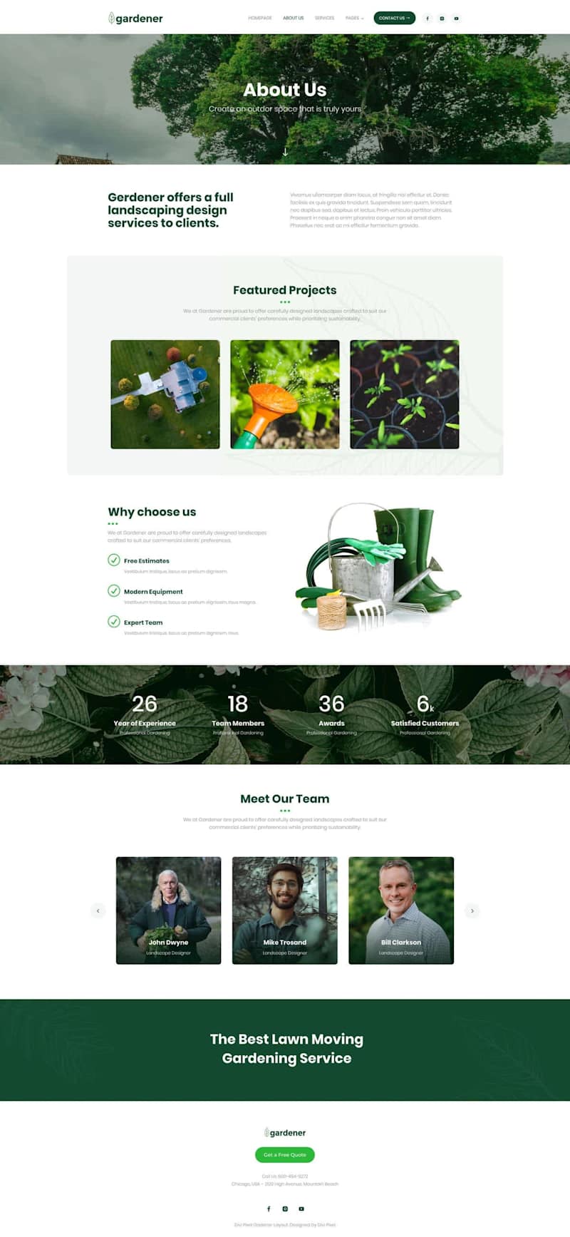 Cover image for Gardener Website Redesign Project
