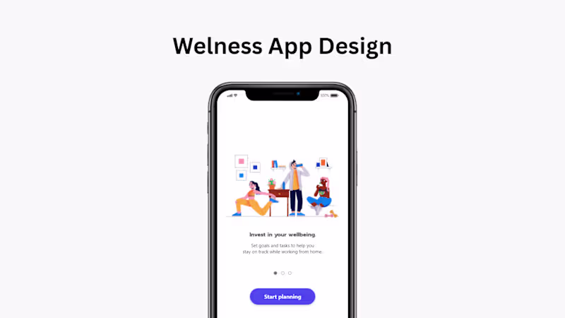 Cover image for Wellbeing App for Freelancers
