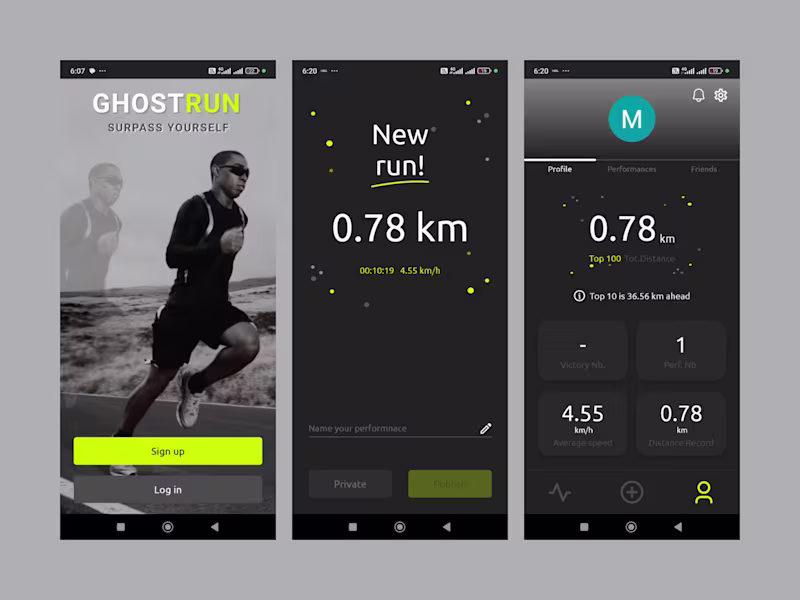 Cover image for GhostRun Mobile App with React Native