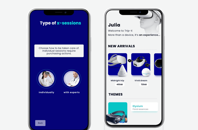 Cover image for VR Therapy App : Behance