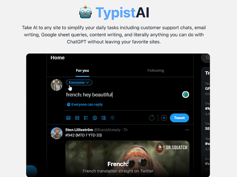 Cover image for Typist AI