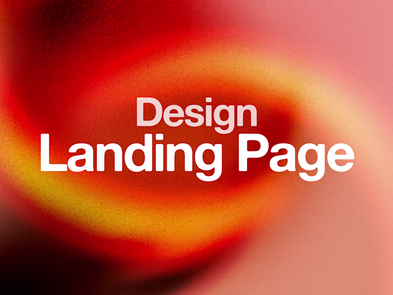 Cover image for Design Landing Page