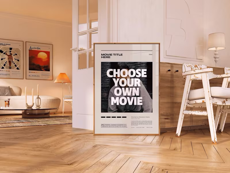 Cover image for I will design your custom digital movie, tv show poster