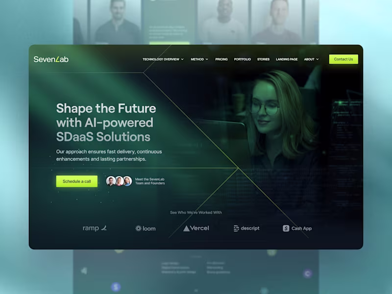 Cover image for SevenLab Redesign - Framer Project