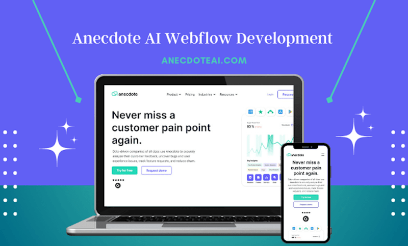 Cover image for Anecdote AI | Webflow Development