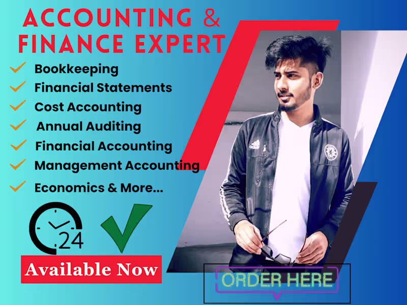 Cover image for I will help in accounting, bookkeeping, audit, finance and tax